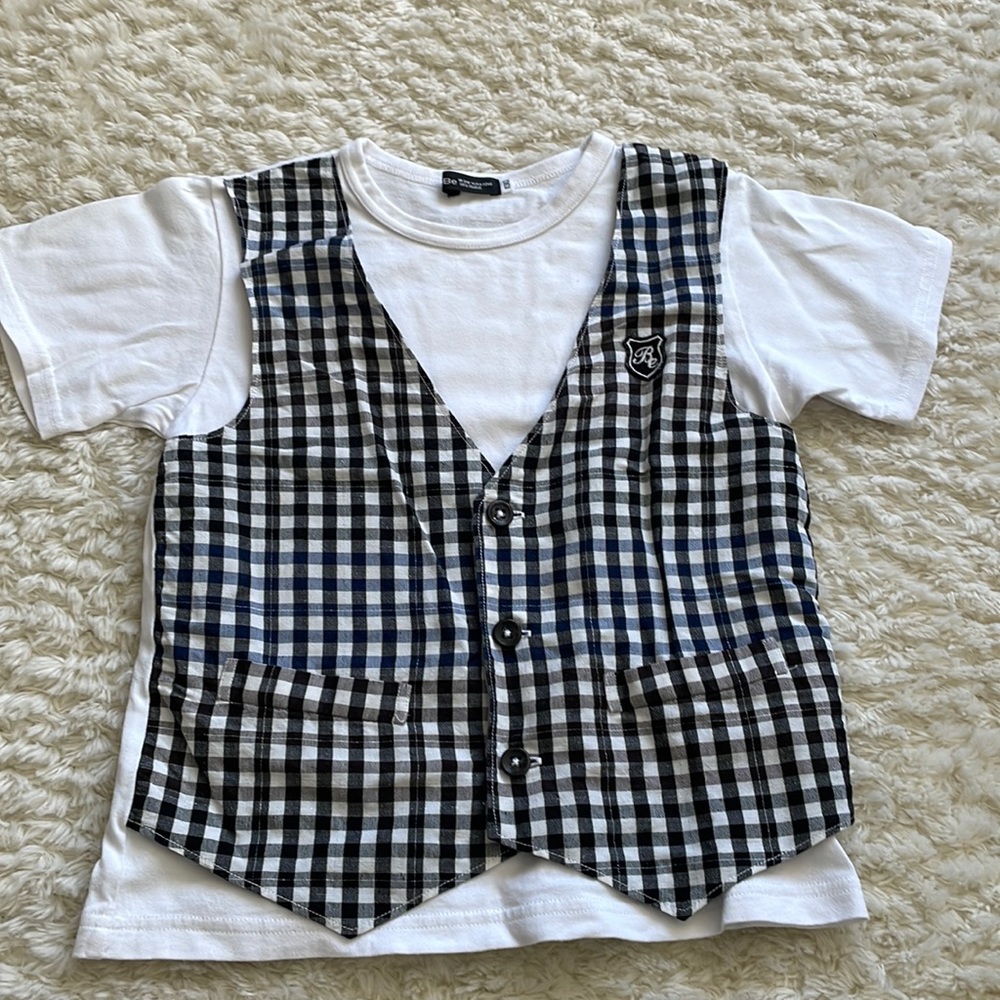 BEBE 7T 130cm vest T-shirt